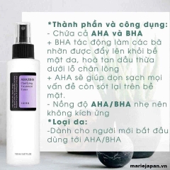 Toner COSRX BHA Blackhead Power Liquid - ĐEN MỤN ĐẦU ĐEN Chai 100ml
