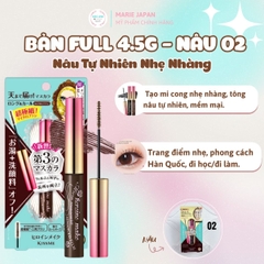 Mascara Kiss Me Heroine Make Dạng Màng Film Micro Brush Chống Trôi Siêu Bền Dày Cong Mi Tự Nhiên Nhật Bản