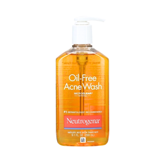 Sữa Rửa Mặt Neutrogena Oil Free Làm Sạch Sâu Kiểm Soát Bã Nhờn Acne Wash USA