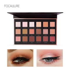 Bảng Phấn Mắt Focallure 18 Màu Lấp Lánh Có Gương Tông #01