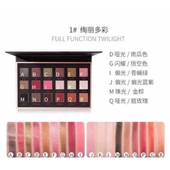 Bảng Phấn Mắt Focallure 18 Màu Lấp Lánh Có Gương Tông #01