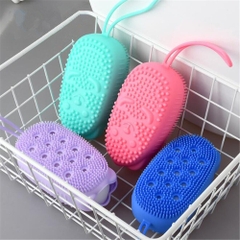Bông Tắm Massage Silicon Bubble Bath Brush Hàn Quốc