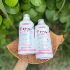 Sữa Tắm Alpha Arbutin Dưỡng Trắng Da Mờ Thâm 3 Plus Collagen Bath Cream Thái Lan 450ml