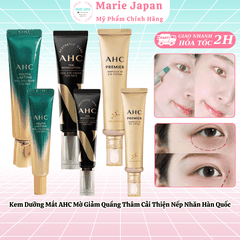 Kem Dưỡng Mắt AHC Trẻ Hóa Da Giảm Quầng Thâm Cải Thiện Nếp Nhăn Youth Lasting/Premier Ampoule Hàn Quốc