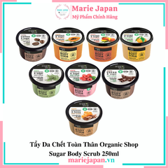Tẩy TBC Organic Shop Sugar Body Scrub - CAFE Hũ 250ml