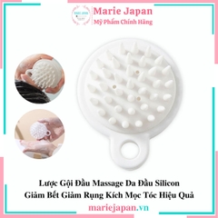 Lược Gội Đầu Massage Da Đầu Silicon Giảm Bết Giảm Rụng Kích Mọc Tóc Hiệu Quả