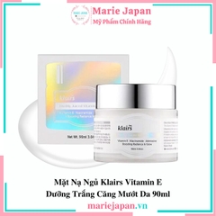 Mặt Nạ Ngủ Klairs Vitamin E Dưỡng Trắng Căng Mướt Da 90ml