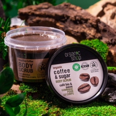 Tẩy TBC Organic Shop Sugar Body Scrub - CAFE Hũ 250ml