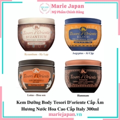 Kem Dưỡng Body Tesori D'oriente Cấp Ẩm Hương Nước Hoa Cao Cấp Italy 300ml
