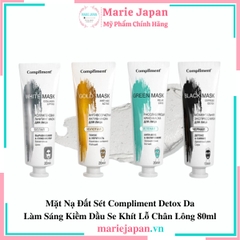 Mặt Nạ Đất Sét Compliment Detox Da Làm Sáng Kiềm Dầu Se Khít Lỗ Chân Lông 80ml