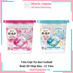 Viên Giặt Xả 4in1 Gelball Bold 3D Nhật Bản - 11 Viên