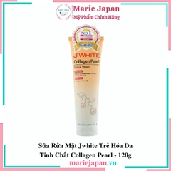 Sữa Rửa Mặt Jwhite Trẻ Hóa Da Tinh Chất Collagen Pearl - 120g