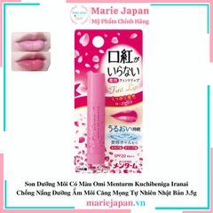 Son Dưỡng Môi Có Màu Omi Menturm Kuchibeniga Iranai Chống Nắng Dưỡng Ẩm Môi Căng Mọng Tự Nhiên Nhật Bản 3.5g