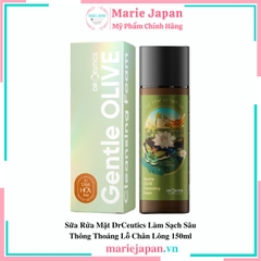 Sữa Rửa Mặt DrCeutics Gentle Olive Cleansing Foam Dịu Nhẹ Làm Sạch Sâu Thông Thoáng Lỗ Chân Lông Dành Mọi Loại Da 150ml