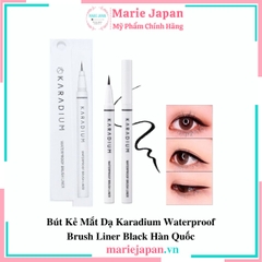 Bút Kẻ Mắt Dạ Karadium Waterproof Brush Liner Black Hàn Quốc