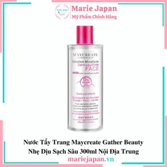 Nước Tẩy Trang Maycreate Gather Beauty Nhẹ Dịu Sạch Sâu 300ml Nội Địa Trung