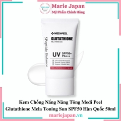 Kem Chống Nắng Nâng Tông Medi Peel Glutathione Mela Toning Sun SPF50 Hàn Quốc 50ml