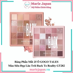 Bảng Phấn Mắt 25 Ô GOGO TALES Màu Siêu Đẹp Lâu Trôi Back To Reality GT282