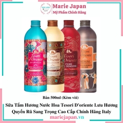 Sữa Tắm Hương Nước Hoa Tesori D'oriente Lưu Hương Quyến Rũ Sang Trọng Cao Cấp Chính Hãng Italy