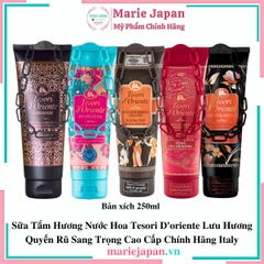 Sữa Tắm Hương Nước Hoa Tesori D'oriente Lưu Hương Quyến Rũ Sang Trọng Cao Cấp Chính Hãng Italy