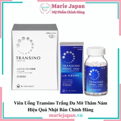 Viên Uống Transino Trắng Da Mờ Thâm Nám Hiệu Quả Nhật Bản Chính Hãng