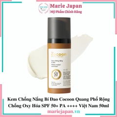 Kem Chống Nắng Bí Đao Cocoon Winter Melon Chai 50ml