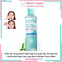 Nước Tẩy Trang SENZ Cấp Ẩm Sạch Sâu Aqua Boost Micellar Water 250ml