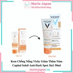 Kem Chống Nắng Vichy Capital Soleil Anti-Dark Spot 3 In 1 SPF50+ 50ml