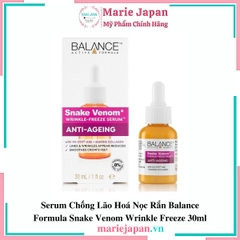 Serum Chống Lão Hoá Nọc Rắn Balance Formula Snake Venom Wrinkle Freeze 30ml