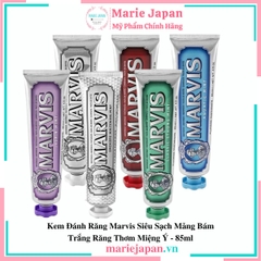 Kem Đánh Răng Marvis Siêu Sạch Mảng Bám Trắng Răng Thơm Miệng Ý - 85ml