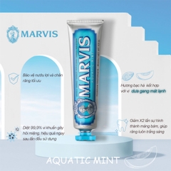 Kem Đánh Răng Marvis Siêu Sạch Mảng Bám Trắng Răng Thơm Miệng Ý - 85ml