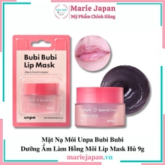 Mặt Nạ Môi Unpa Bubi Bubi Dưỡng Ẩm Làm Hồng Môi Lip Mask Hủ 9g