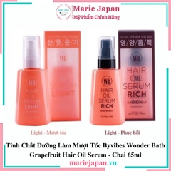Tinh Chất Dưỡng Làm Mượt Tóc Byvibes Wonder Bath Grapefruit Hair Oil Serum - Chai 65ml