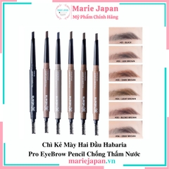 Chì Kẻ Mày Hai Đầu Habaria Pro EyeBrow Pencil Chống Thấm Nước