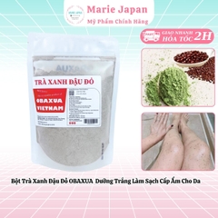 Bột Trà Xanh Đậu Đỏ OBAXUA – Dưỡng Trắng, Làm Sạch, Cấp Ẩm Cho Da: