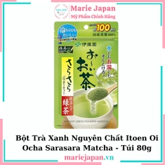 Bột Trà Xanh Nguyên Chất Itoen Oi Ocha Sarasara Matcha - Túi 80g