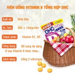 Viên Uống DHC Vitamin B Tổng Hợp Vitamin B Mix