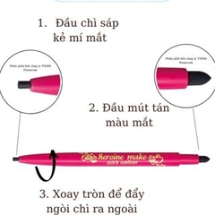 Chì Kẻ Mí Mắt Kiss Me Heroine Make Quick Eyeliner - 01 ĐEN