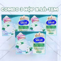 Bông Tẩy Trang Silcot Làm Sạch Nhẹ Nhàng Không Sơ Bông Unicharm Nhật Bản Hộp 82 Miếng