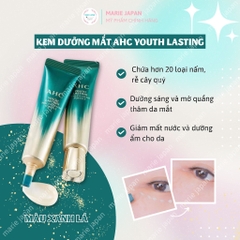 Kem Dưỡng Mắt AHC Trẻ Hóa Da Giảm Quầng Thâm Cải Thiện Nếp Nhăn Youth Lasting/Premier Ampoule Hàn Quốc