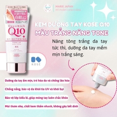 Kem Dưỡng Da Tay Q10 Mềm Mịn Kose Hand Cream 80g Nhật Bản