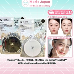 Cushion Tế Bào Gốc NMN Che Phủ Mỏng Mịn Dưỡng Trắng Da FV Whitening Cushion Foundation Nhật Bản
