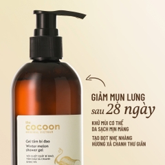 Gel Tắm Bí Đao Cocoon Giúp Giảm Mụn Lưng Winter Melon Shower Chai 310ml