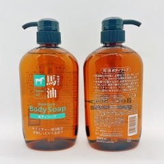 Sữa Tắm Mỡ Ngựa Dưỡng Ẩm Horse Oil Moisture Body Soap Nhật  600ml