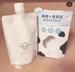 Mặt Nạ Mow Shiro Dưỡng Trắng Da Chiết Xuất Sữa Bò BCL White Milk Pack - Túi 150g