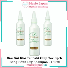 Dầu Gội Khô Tsubaki Giúp Tóc Sạch Bồng Bềnh Dry Shampoo - 180ml