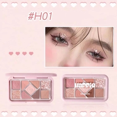 Bảng Phấn Mắt 9 Ô HOLD LIVE HAPPIE Nhũ Mịn Màu Siêu Lấp Lánh Lâu Trôi HL630