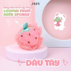 Bông Tắm Trái Cây Jary Loofah Fruit Bath Sponge Tạo Bọt Mịn Làm Sạch Dịu Nhẹ Massage Thư Giãn