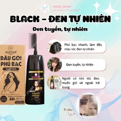 Dầu Gội Phủ Bạc Avatar 3D Nhuộm Tóc An Toàn Tiện Lợi Mái Tóc Óng Ả Tự Nhiên Nhật Bản 500ml