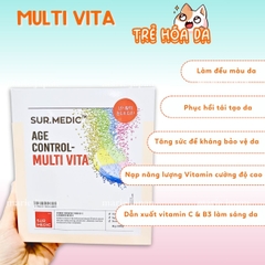 Mặt Nạ SURMEDIC Age Control Multi Vita Nâng Cơ Trẻ Hóa Hàn Quốc